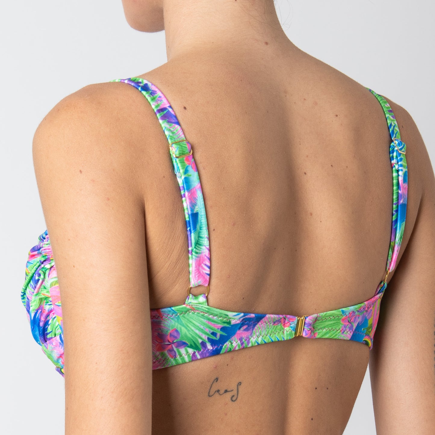 Top con ferretto Meg Male Blu