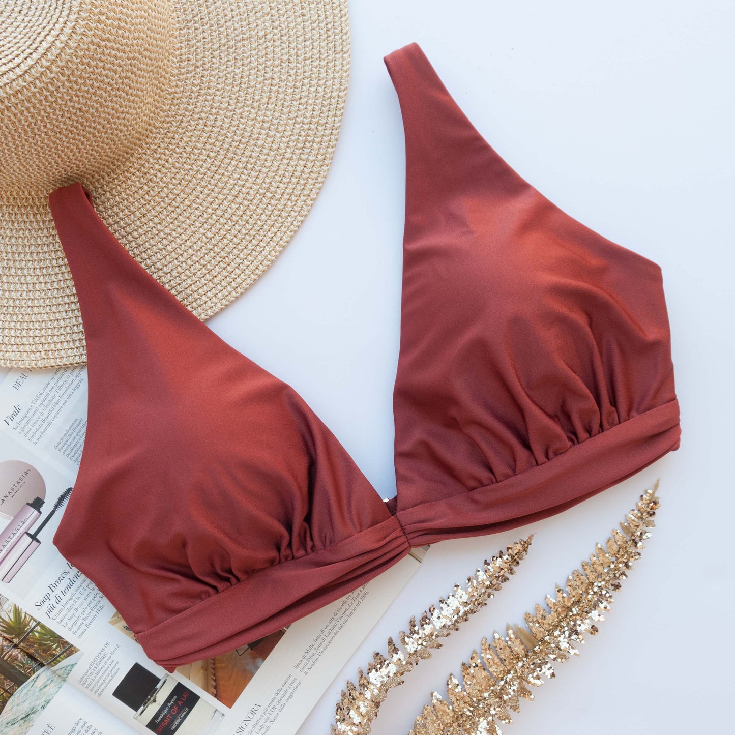 Matilde Anfora Satin Top