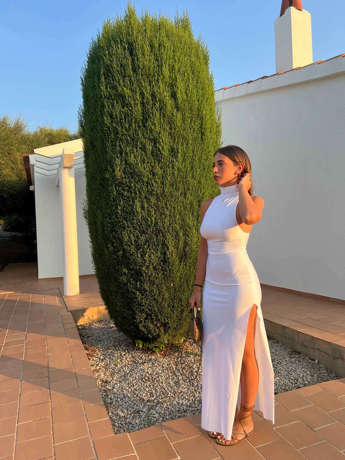 Vestito Raffi Bianco - Helis Brain