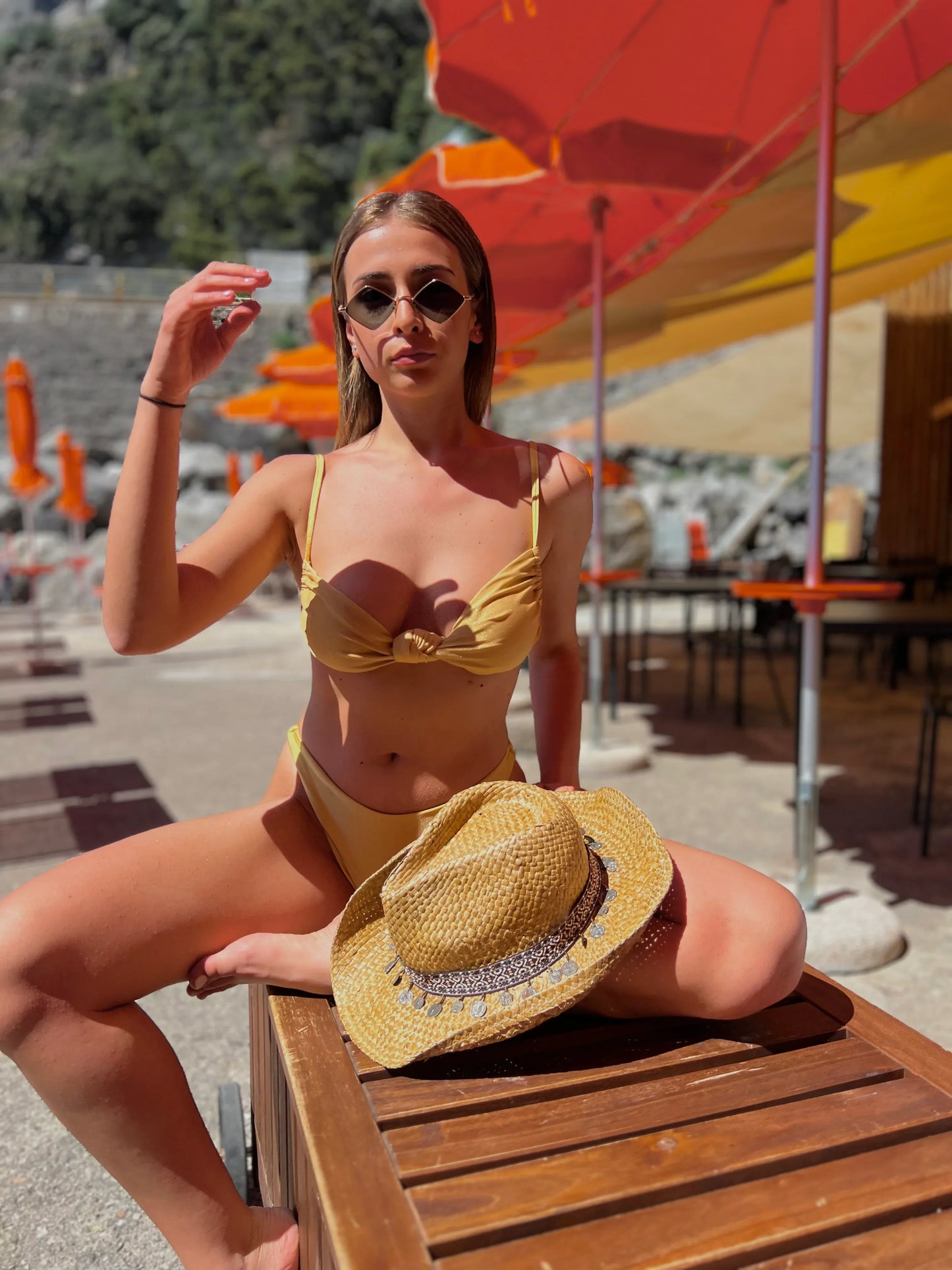 Top Gilda Lusso Glitter - Helis Brain