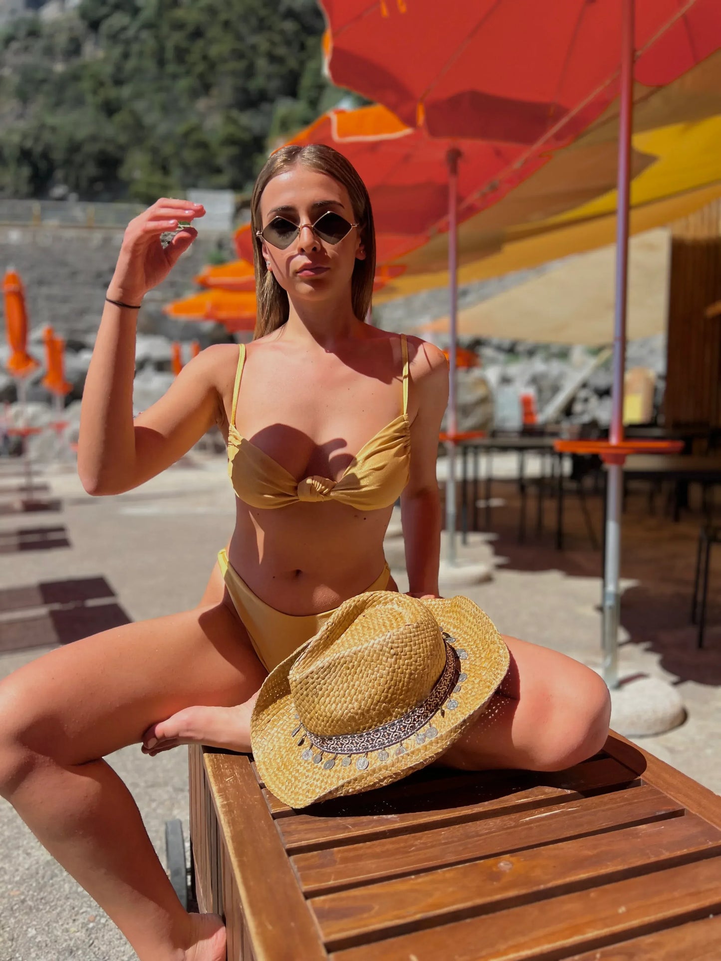 Top Gilda Lusso Glitter - Helis Brain