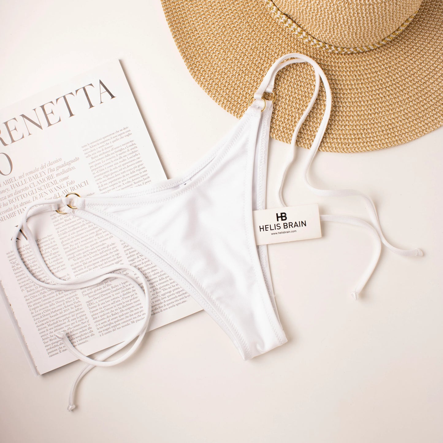 Slip Regolare Bianco - Helis Brain