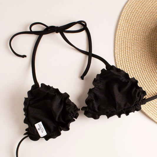 Triangolo Fru fru Cherry Nero - Helis Brain