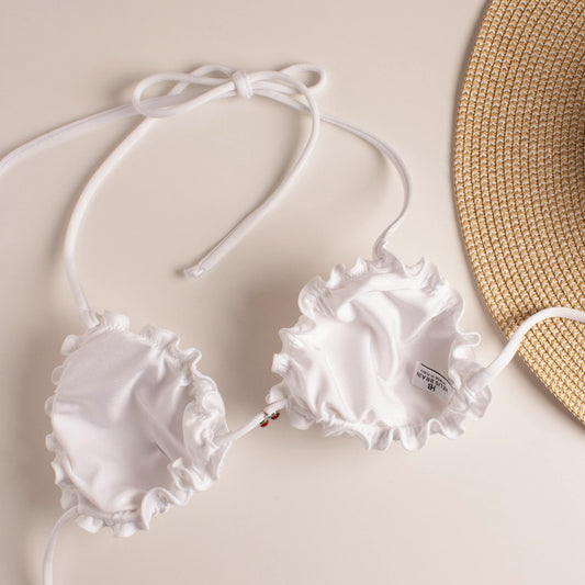 Triangolo Fru fru Cherry Bianco - Helis Brain