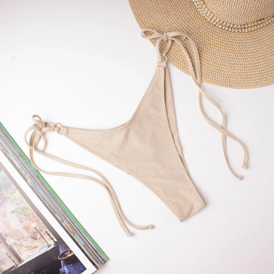 Slip Perizoma laccetti Glitter Oro - Helis Brain