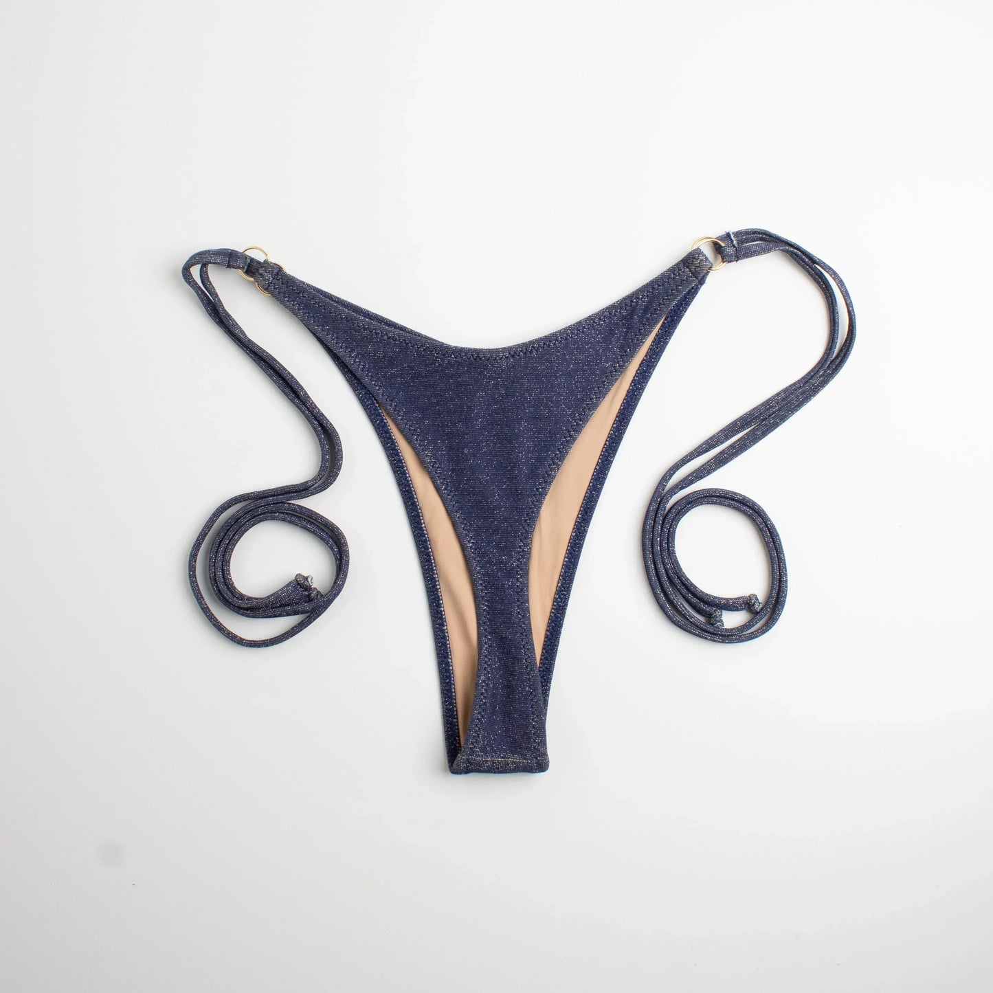 Slip Perizoma Glitter Blu notte - Helis Brain