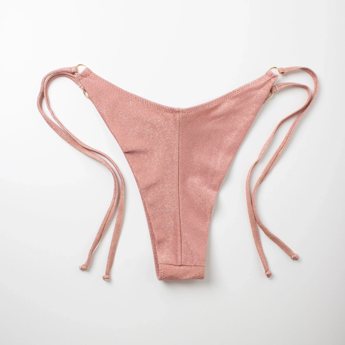 Slip Brasiliano laccetti Glitter Cipria - Helis Brain