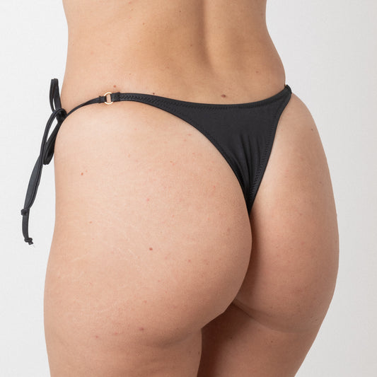 Slip Perizoma laccetti Nero