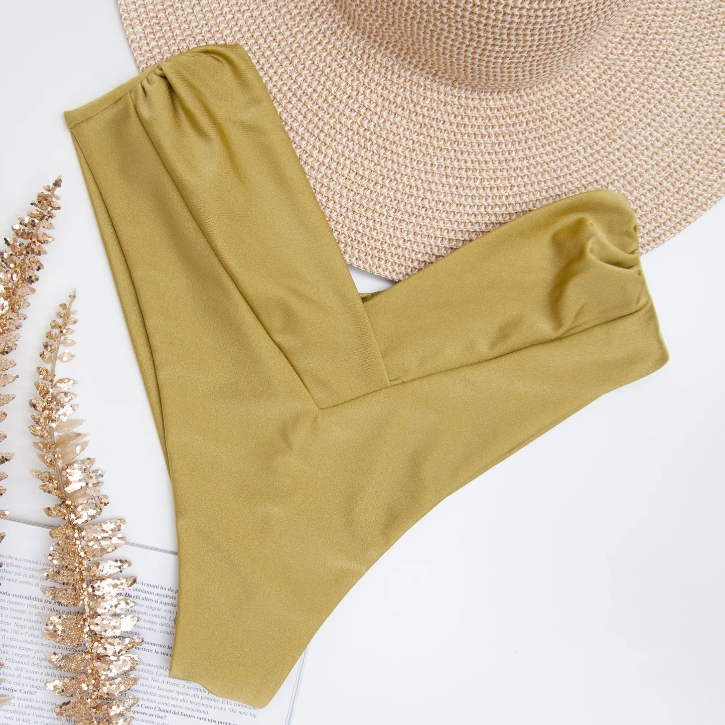 Slip Culotte Taylor Olive - Helis Brain