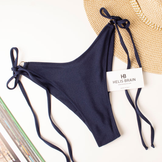 Slip Brasiliano laccetti Blu Navy