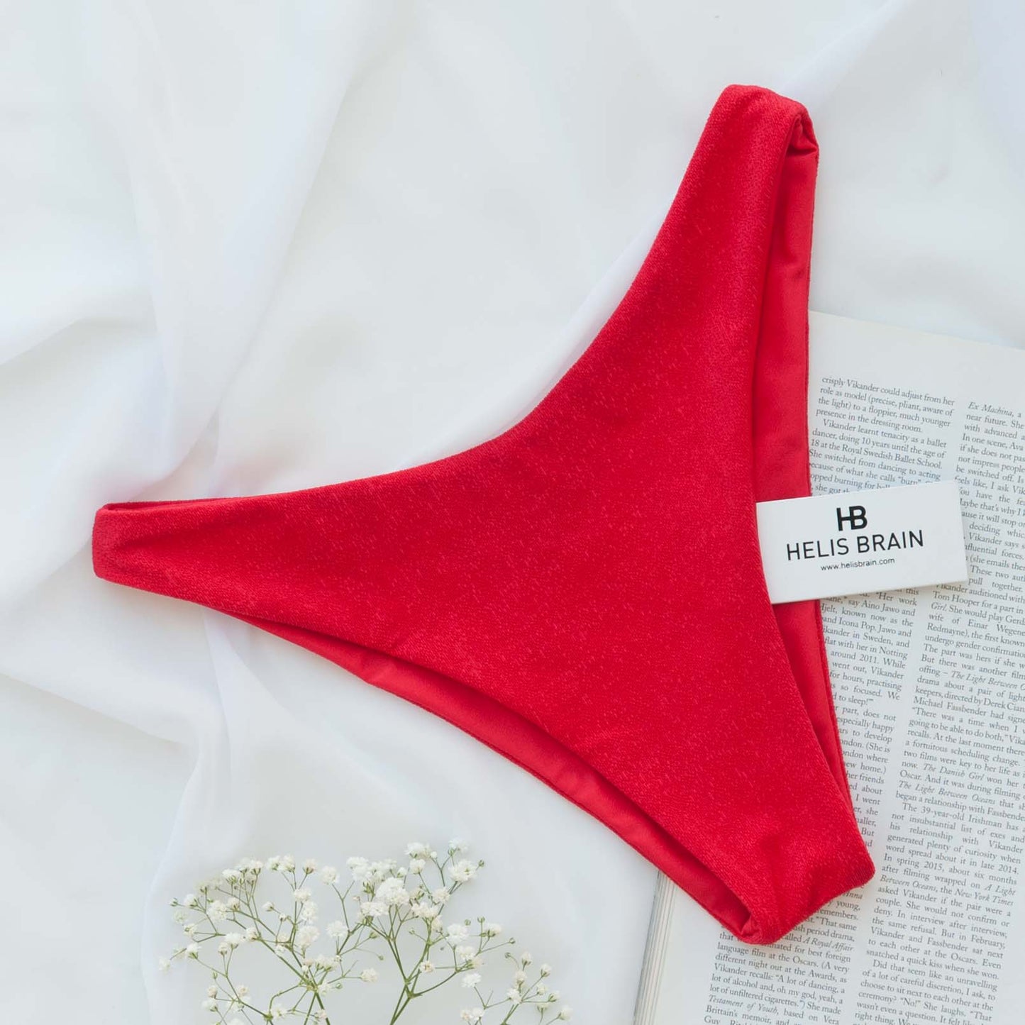 Slip Classico Joy Rosso Spugnetta
