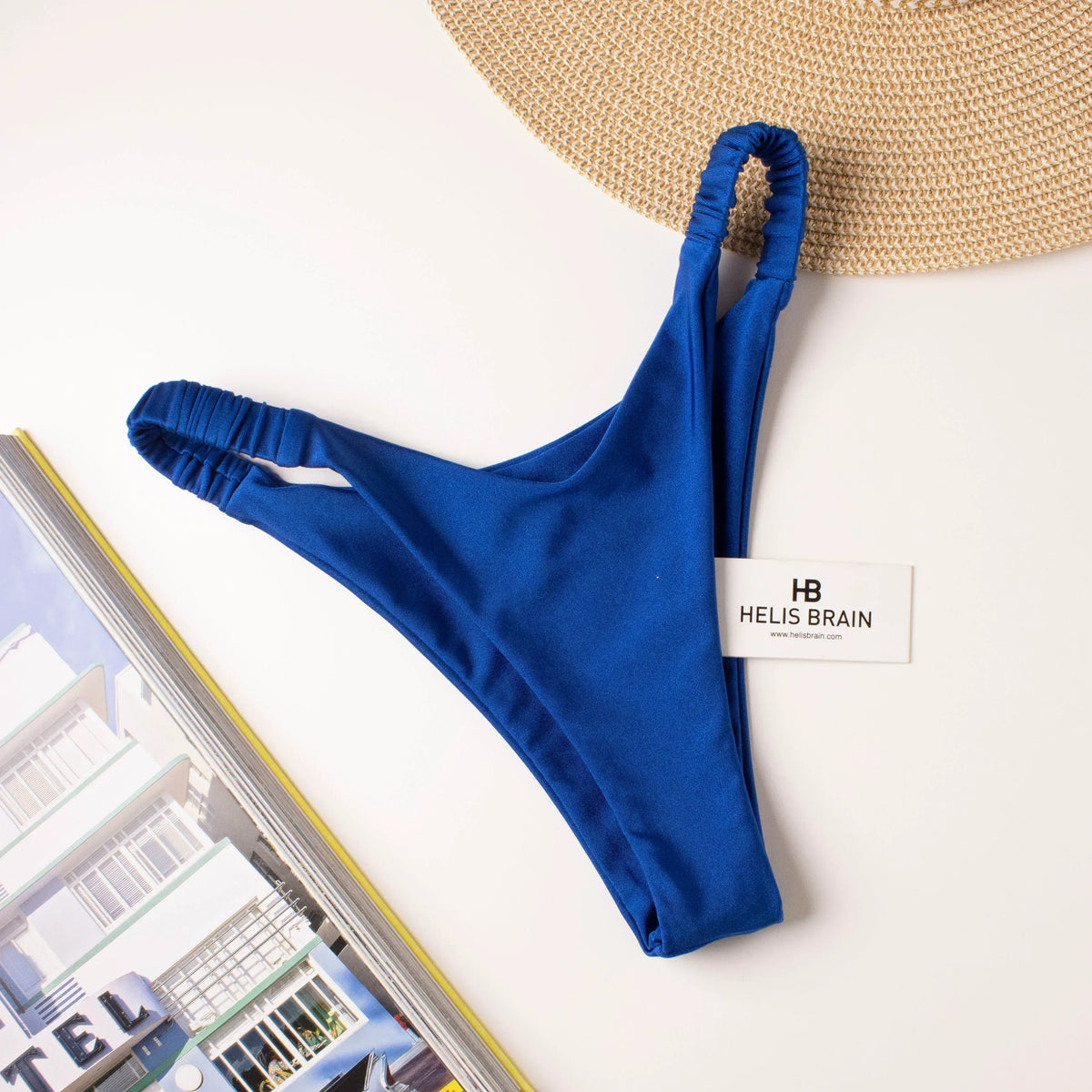 Slip Scrunchies Blu Fondale - Helis Brain