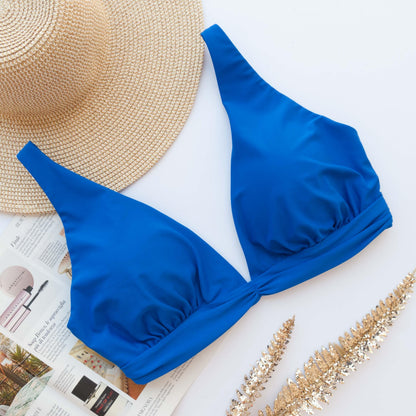 Top Matilde Blu Royal Satin - Helis Brain