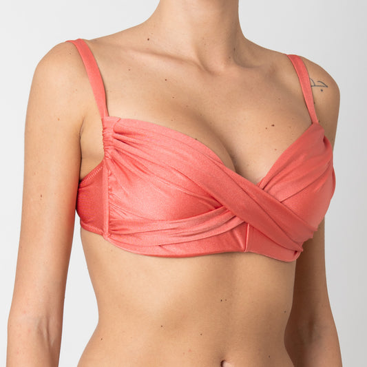 Meg Salmon Underwired Top