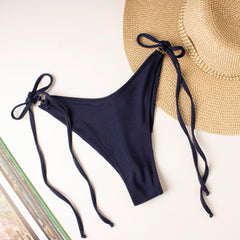Slip Brasiliano laccetti Blu Navy - Helis Brain