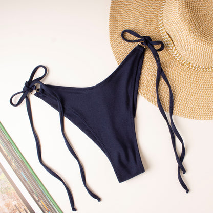 Slip Brasiliano laccetti Blu Navy