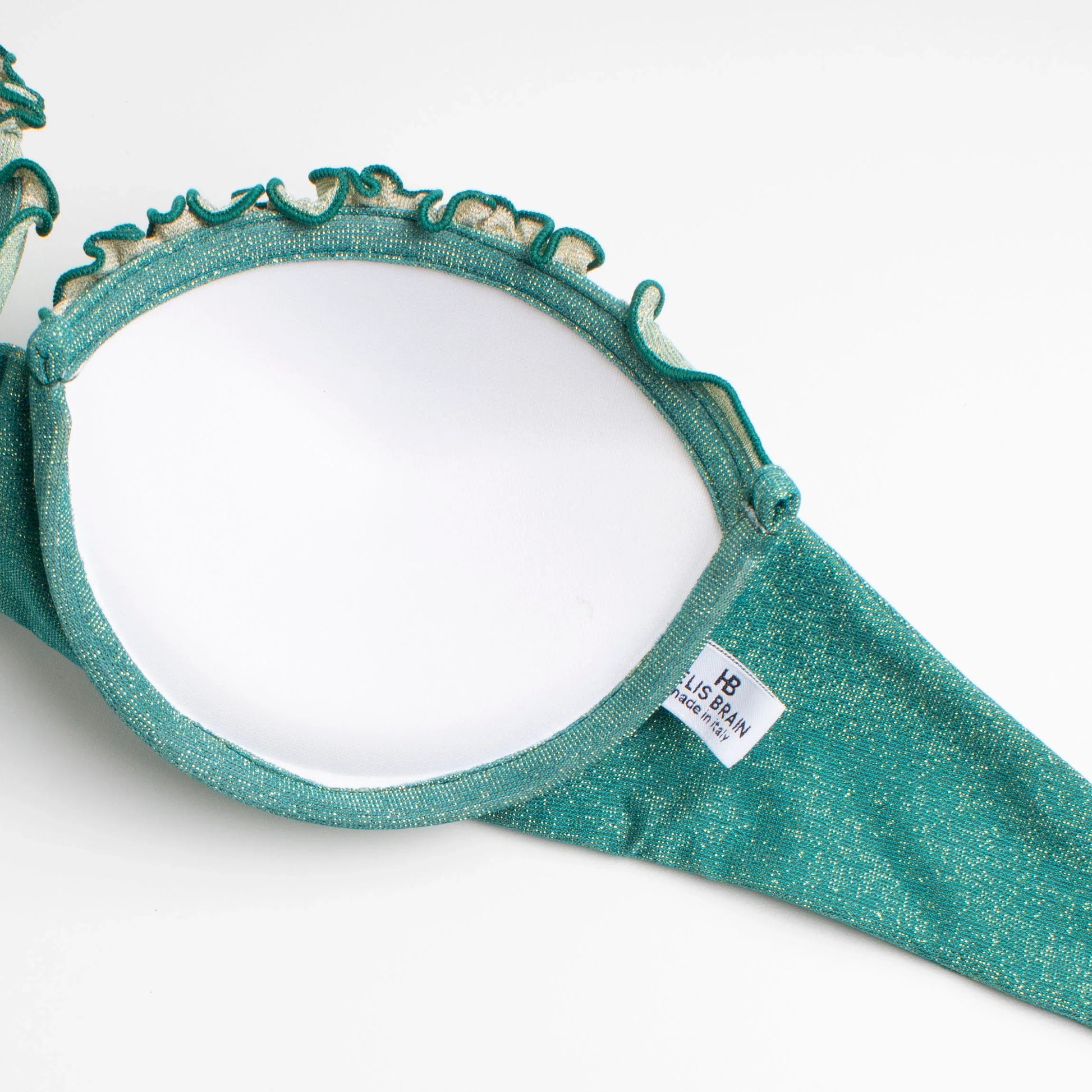 Top Caipirinha Sfumato Glitter Verde - Helis Brain