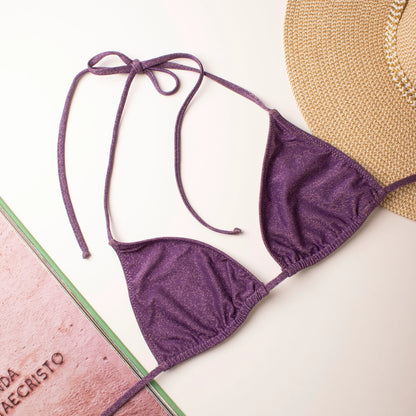 Triangolino Glitter Viola