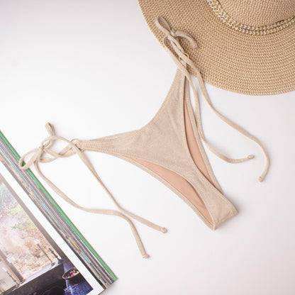 Slip Perizoma laccetti Glitter Oro