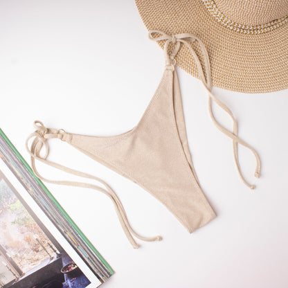 Slip Perizoma laccetti Glitter Oro