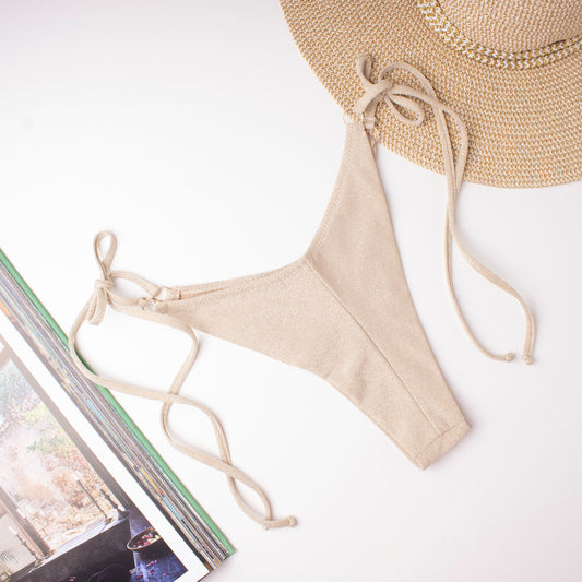 Slip Brasiliano Glitter Oro