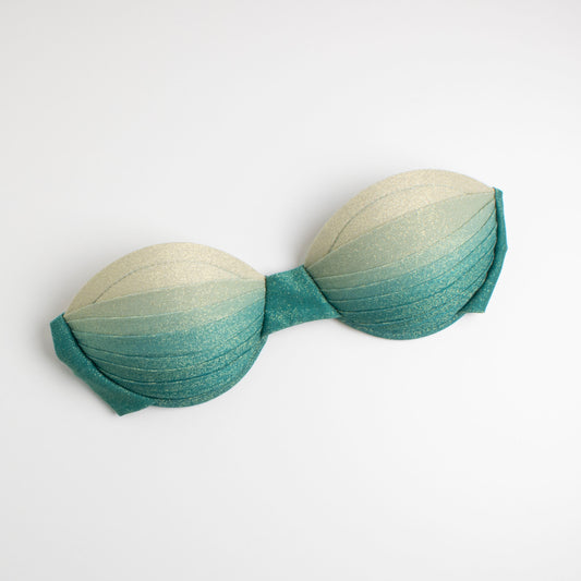 Top Leonie Sfumato Verde Glitter