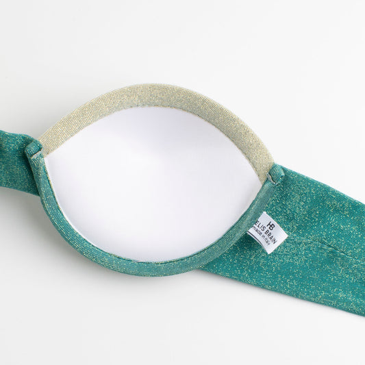 Top Leonie Sfumato Verde Glitter