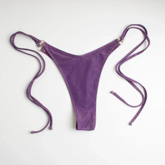 Slip Perizoma laccetti Glitter Viola - Helis Brain