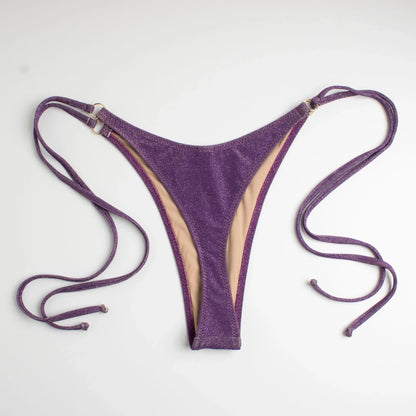 Slip Perizoma laccetti Glitter Viola - Helis Brain