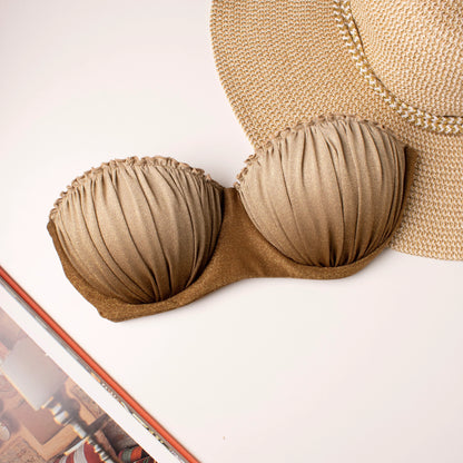 Top Caipirinha Sfumato Glitter Marrone