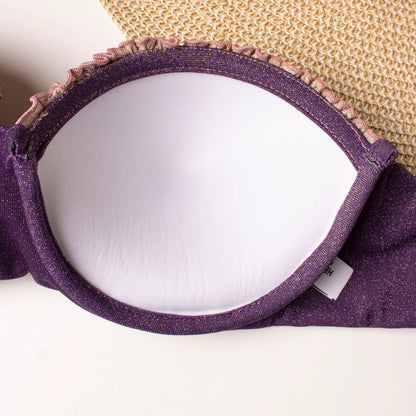 Top Caipirinha Sfumato Glitter Viola