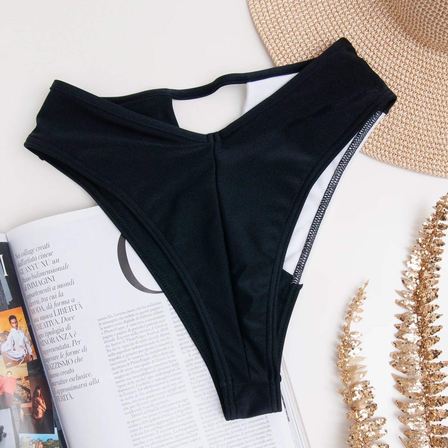 Slip Marta Bianco/Nero