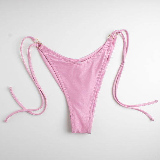 Slip bra laccetti Glitter Rosa